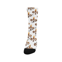 Load image into Gallery viewer, Fleur De Lis Socks Classic Crew Socks
