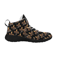 Load image into Gallery viewer, Fleur De Lis Women's Basketball Shoe Black