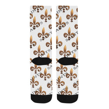 Load image into Gallery viewer, Fleur De Lis Socks Classic Crew Socks