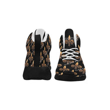 Load image into Gallery viewer, Fleur De Lis Women's Basketball Shoe Black