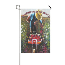 Load image into Gallery viewer, Strawberry Time Garden Flag