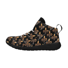 Load image into Gallery viewer, Fleur De Lis Women's Basketball Shoe Black
