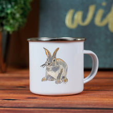 Load image into Gallery viewer, Rabbit Camp Mug 10oz metal cup