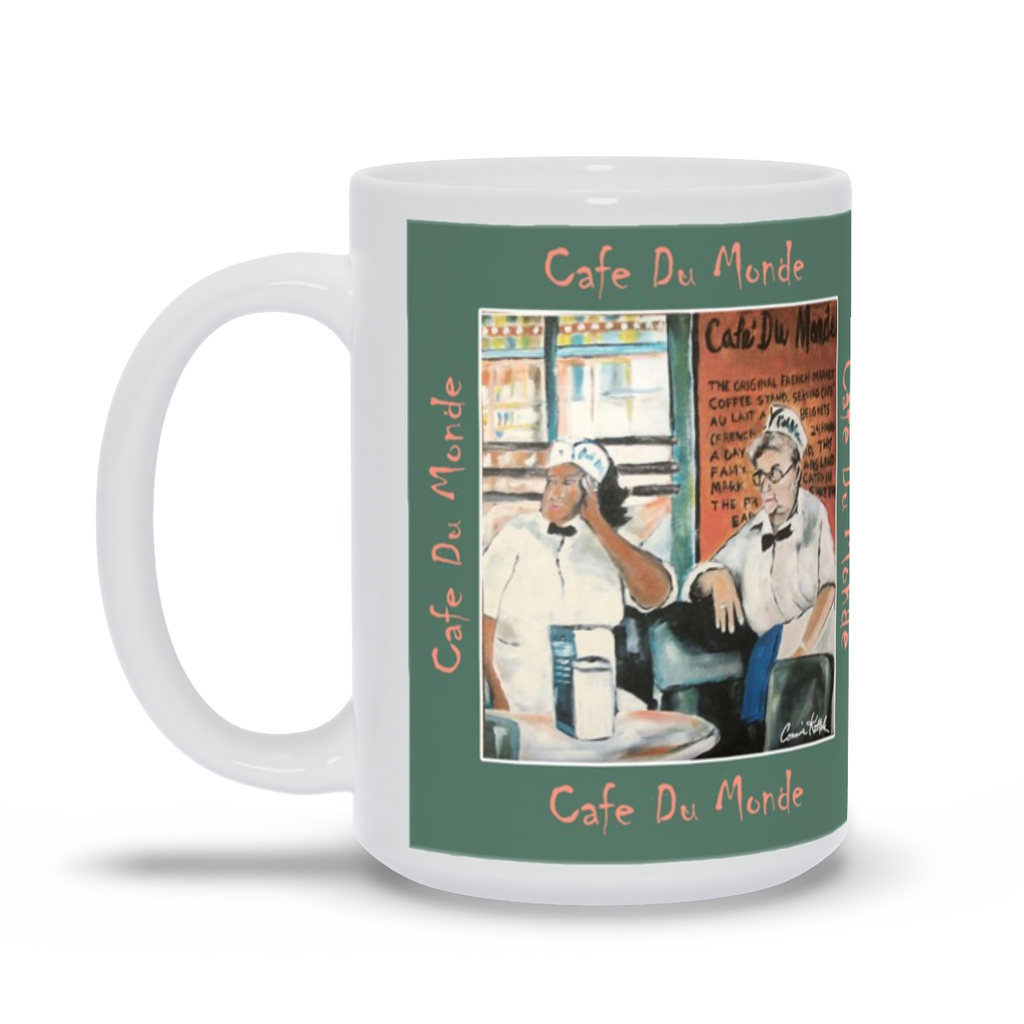 Morning Shift Cafe Du Monde Mug – Connie Kittok Art