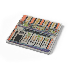 Load image into Gallery viewer, Court_of_Two_Sisters_Stone_Coaster_Set_o_SquareStoneCoaster_Angle_Mockup.png_16078362