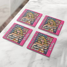 Load image into Gallery viewer, Dolly_stone_coaster_set_of_4_SquareStoneCoaster_4pcLifestyle_Mockup.png_16196492