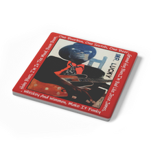 Load image into Gallery viewer, Mr_Lucky_John_Lee_Hooker_Stone_Coaster_SquareStoneCoaster_Angle_Mockup.png_16196460