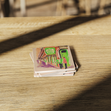 Load image into Gallery viewer, Pat_Obrian_Stone_Coaster_set_of_4_SquareStoneCoaster_WoodTable_AS_Mockup.png_16078446