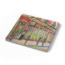 Load image into Gallery viewer, Pat_Obrians_Coaster_Set_of_4_SquareStoneCoaster_Angle_Mockup.png_16150493