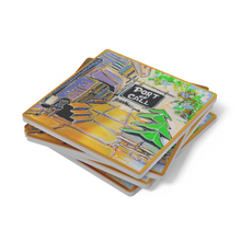 Load image into Gallery viewer, Port_of_Call_Stone_Coasters_Set_of_4_SquareStoneCoaster_Stack_Mockup.png_16225422