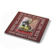 Load image into Gallery viewer, Skip_James_Stone_Coaster_set_of_4_SquareStoneCoaster_Angle_Mockup.png_16196484