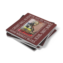 Load image into Gallery viewer, Skip_James_Stone_Coaster_set_of_4_SquareStoneCoaster_Stack_Mockup.png_16196485