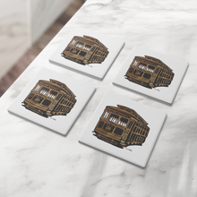 Load image into Gallery viewer, St_Charles_Street_Car_SquareStoneCoaster_4pcLifestyle_Mockup.png_16196468