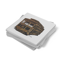 Load image into Gallery viewer, St_Charles_Street_Car_SquareStoneCoaster_Stack_Mockup.png_16196467