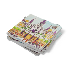 Load image into Gallery viewer, St_Louis_Cathedral_coaster_set_SquareStoneCoaster_Stack_Mockup.png_16078256
