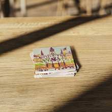 Load image into Gallery viewer, St_Louis_Cathedral_coaster_set_SquareStoneCoaster_WoodTable_AS_Mockup.png_16078258