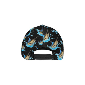 Blue Marlin Cap Long  - visor for extra protection