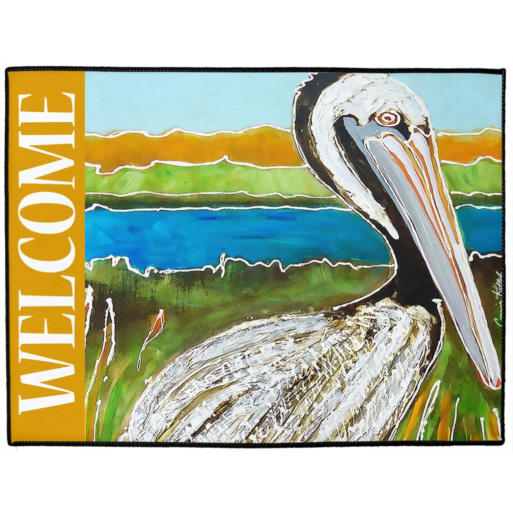 Louisiana Pelican, Door Mat