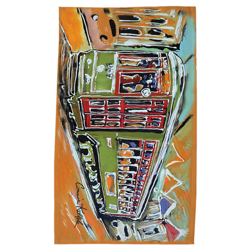 St Charles Streetcar Tea Towel