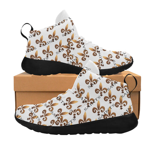 Fleur De Lis Men's Basketball Shoe White
