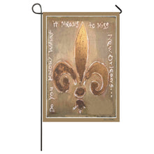 Load image into Gallery viewer, Fleur De Lis flag - Do You Know What It Means to Miss New Orleans