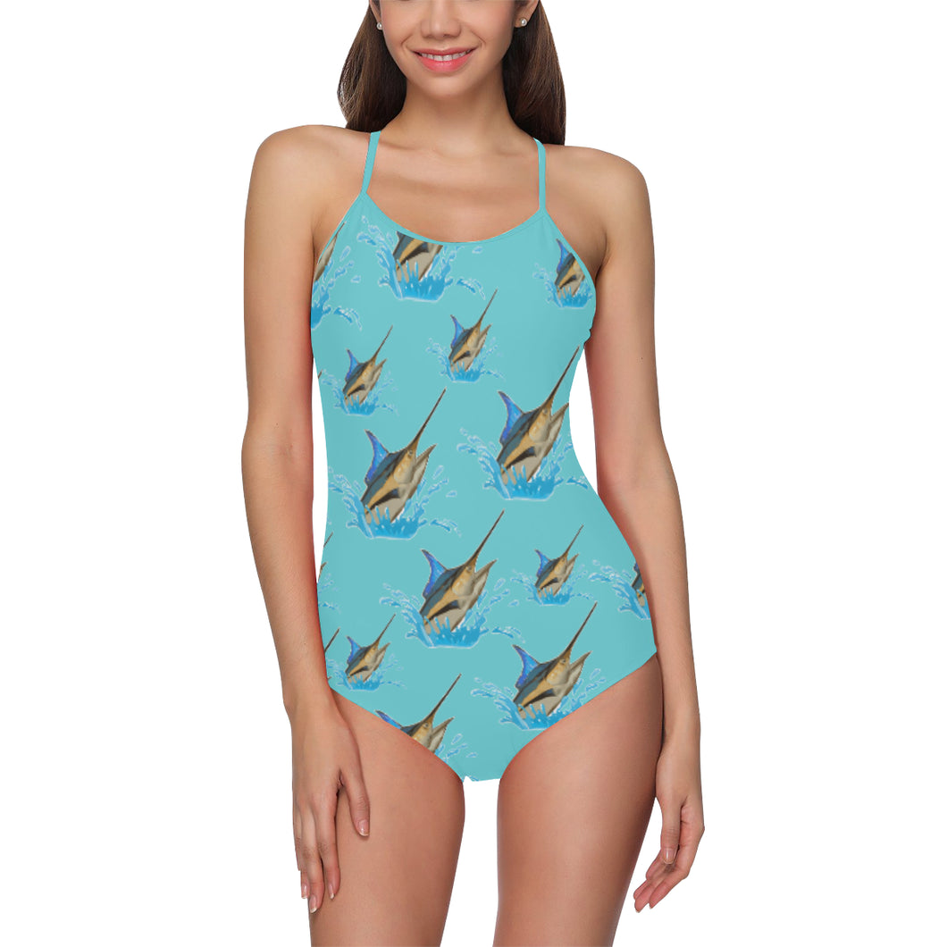 Blue Marlin Ladies one piece swimsuit