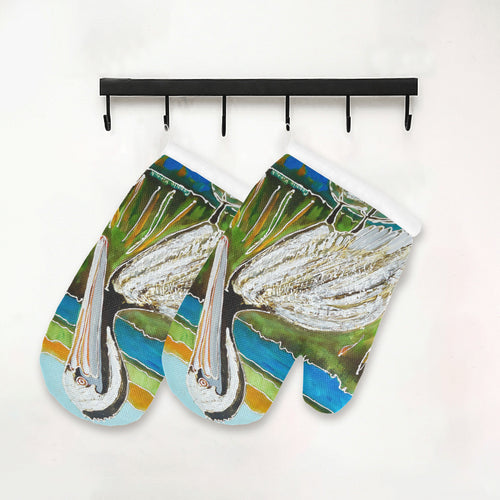 Louisiana Pelican Oven Mitt
