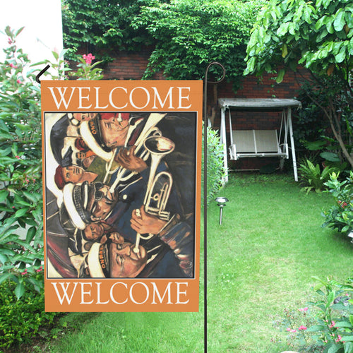 Second Line Garden Flag