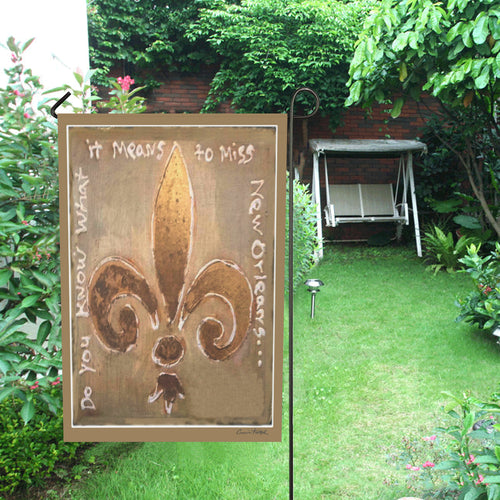 Fleur De Lis Garden Flag