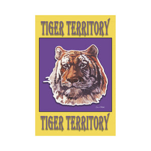 Tiger Territory Garden Flag
