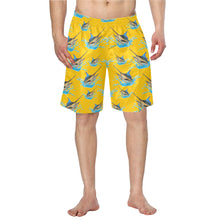 Load image into Gallery viewer, Blue Marlin allover print men&#39;s swim shorts