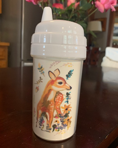 Custom Sippy Cup Deer Design
