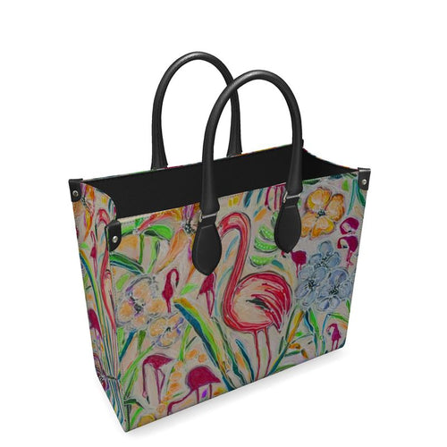 Leather Shopper Bag