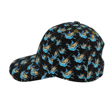 Load image into Gallery viewer, Blue Marlin Black Baseball Cap