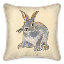 Load image into Gallery viewer, 12&quot; x 12&quot; Peter Rabbit Silk Pillow