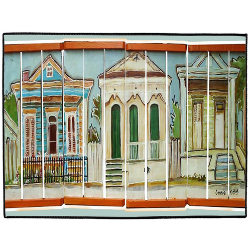 New Orleans Creole Cottage Door Mat