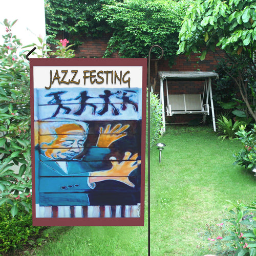 Jazz Festing Garden Flag
