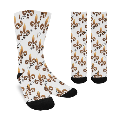 Fleur De Lis Socks Classic Crew Socks