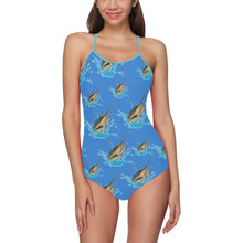 Load image into Gallery viewer, Blue Marlin Ladies one piece swimsuit