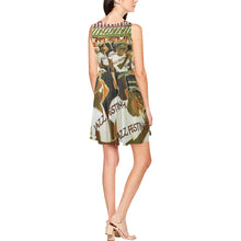 Load image into Gallery viewer, Jazz Festing Dress Sleeveless Skater Dress (Model D19)