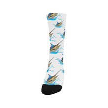 Load image into Gallery viewer, Blue Marlins Socks Classic Crew Socks