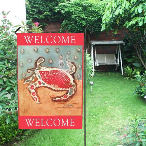 Louisiana Crab Garden Flag