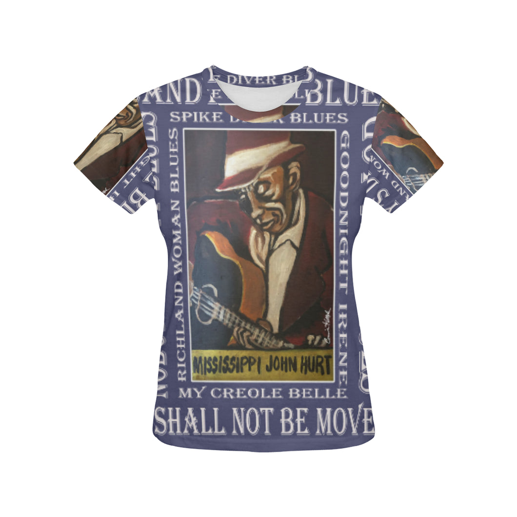 Mississippi John Hurt All Over Print T shirt