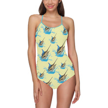 Load image into Gallery viewer, Blue Marlin Ladies one piece swimsuit
