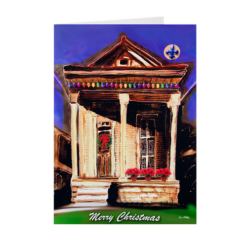Creole Cottage Christmas Card