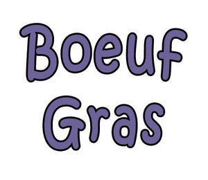 Mardi Gras shoes The Boeuf Gras