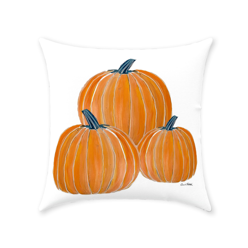 Pumpkins 3 White Background